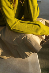 Chartreuse Naomi Sweater V Neck Sweater