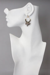 Mini Hoop Pearl Earrings