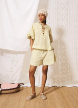 Pale Yellow Cosimo Top
