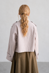 Lilac Short Trench Jacket