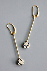 Dalmatian earrings