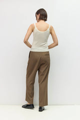 White Grace Top Knit Tank