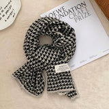 Trendy Houndstooth Scarf
