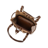 Sally Espresso Vegan Shoulder Bag