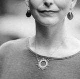 Brass Sunburst necklace
