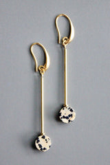 Dalmatian earrings