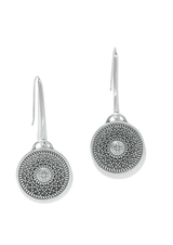 Ferrara Segreta Medallion French Wire Earrings