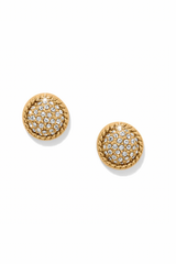 Illumina Celeste Dome Gold Post Earrings