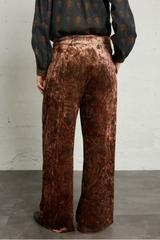 Khaki Printed Pants