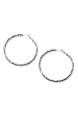 Pebble Large Hoops