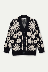 Tofu Print Jacquard Jacket