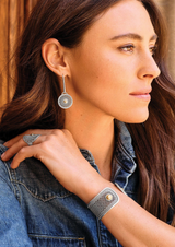 Ferrara Segreta Medallion French Wire Earrings