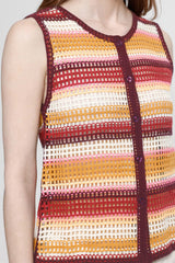 IHORIANA Multicolor Knitted Top