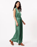 Cadia Emerald Woven Jumpsuit