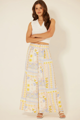 LALA Lemon Print Pant