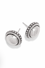 Pretty Tough Silver Bold Stud Post Earrings