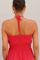 Osorio Red Dress