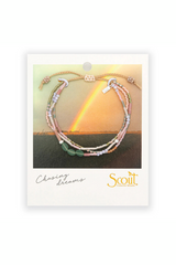 Mixed Media Bracelet - Optimism/ Green Aventurine/ Silver