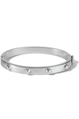 Pretty Tough Groove Hinged Bangle