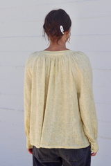 Two Button Long Sleeve Tops