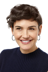 Contempo Silver Medium Hoop Earrings