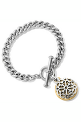 Ferrara Two Tone Toggle Bracelet