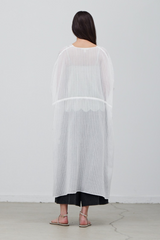Off White Breezy Stripe Cover Up