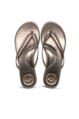 Indie Metallic Pewter Sandal