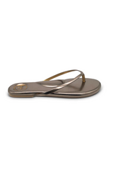 Indie Metallic Pewter Sandal