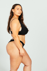 Black Longline Bralette