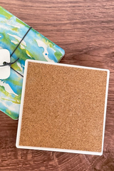 Bluewater Cork Backed Ceramic Coaters