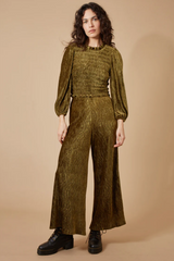 Olive Palazzo Pants