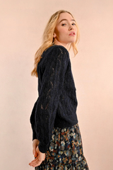 Navy Knitted Sweater