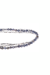 Lolita Sunstone/Silver - Stone of Energy Delicate Stone Bracelet/Necklace