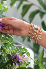 Metal Wrap - Timeless/Blue Howlite/Gold