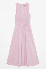 Striped Pink Capelas Dress