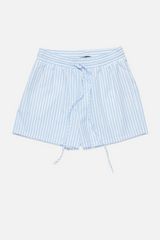 Light Blue & Navy Evora Shorts
