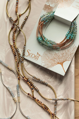 Scout Wrap : Neptune/rose gold