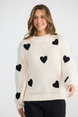 Heart on my Sleeve Knit Sweater