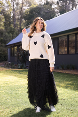 Heart on my Sleeve Knit Sweater