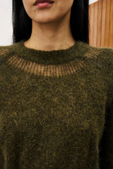 Kaki Pivoine Sweater