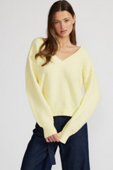 Mara Yellow Buttery Sweater