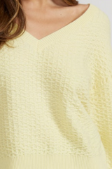 Mara Yellow Buttery Sweater