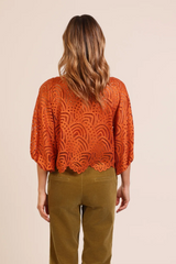 Bloom Rust Blouse