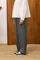 Aster Green Stripe Pant