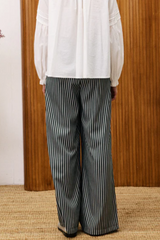 Aster Green Stripe Pant