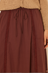 Brown Stone Finch Skirt
