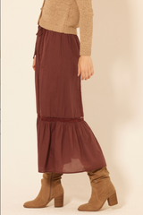 Brown Stone Finch Skirt