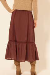 Brown Stone Finch Skirt