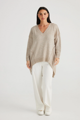 Natural Wiltshire Knit Sweater